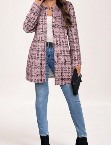 
						Cardigan SHEIN CURVE, roz