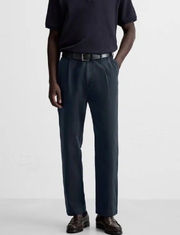 Pantaloni Zara, albastru