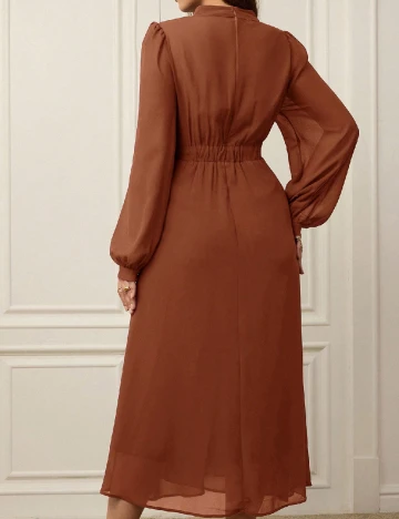 Rochie medie SHEIN CURVE, maro