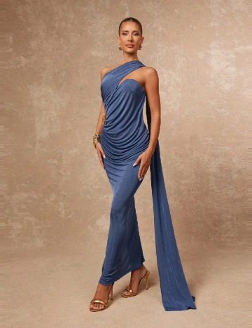 Rochie lunga SHEIN, albastru