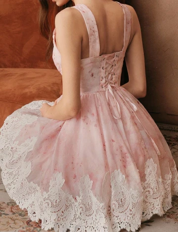 Rochie scurta SHEIN, roz