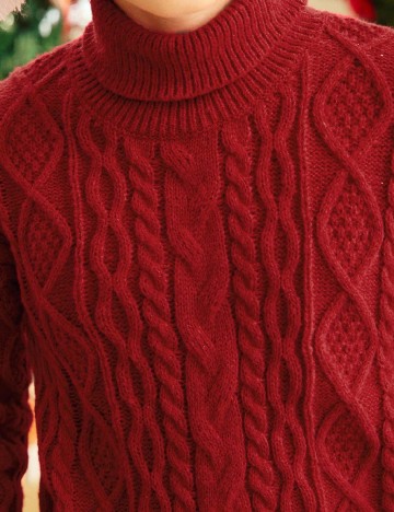 Pulover Shein Kids, rosu