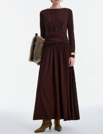 
						Rochie lunga SHEIN, maro