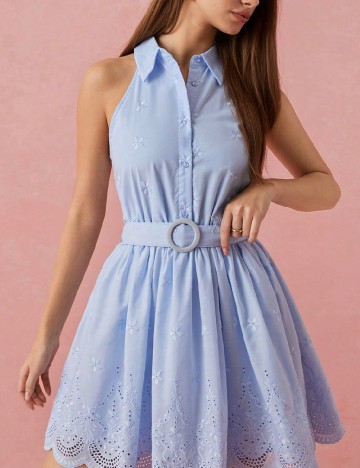 Rochie scurta SHEIN, albastru