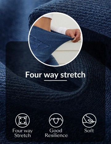 Pantaloni SHEIN, albastru