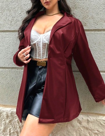 
						Jacheta SHEIN CURVE, rosu