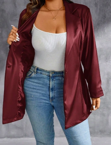 Jacheta SHEIN CURVE, rosu