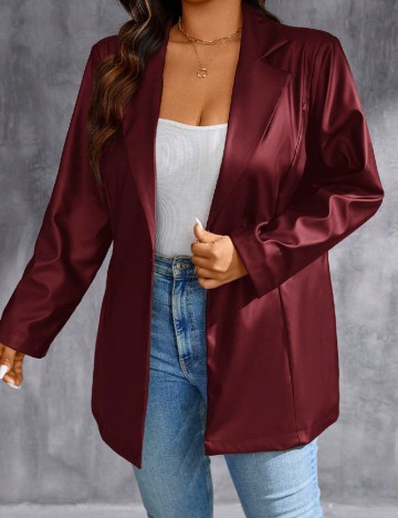 Jacheta SHEIN CURVE, rosu