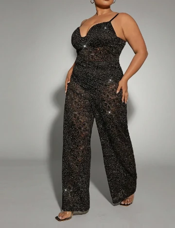 Salopeta SHEIN CURVE, negru