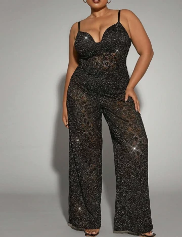 Salopeta SHEIN CURVE, negru