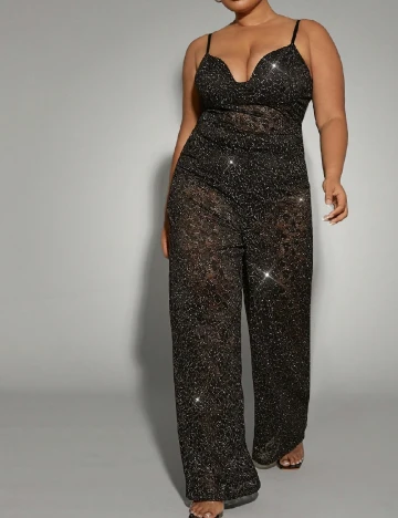 Salopeta SHEIN CURVE, negru