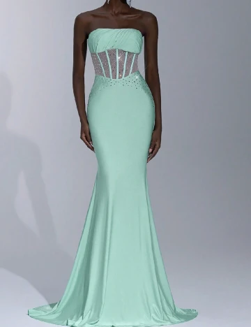 Rochie lunga SHEIN, verde