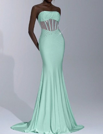 Rochie lunga SHEIN, verde