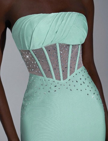 Rochie lunga SHEIN, verde