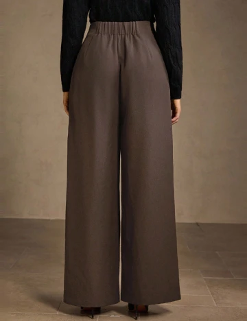 Pantaloni MOTF, maro