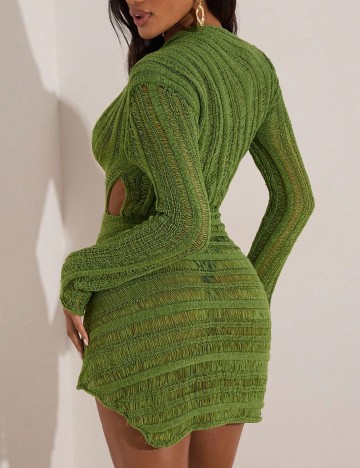 Rochie de plaja SHEIN, verde