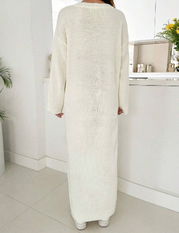 Rochie lunga SHEIN, ecru
