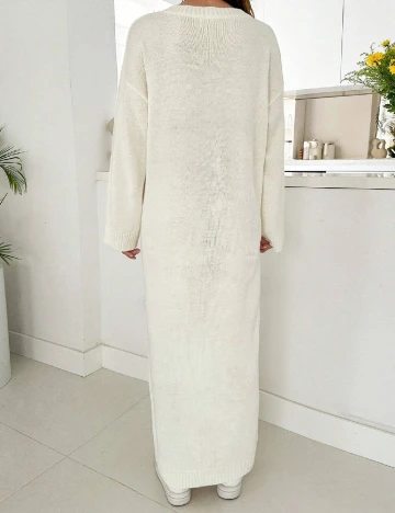 Rochie lunga SHEIN, ecru