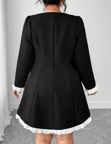 Rochie scurta SHEIN CURVE, negru