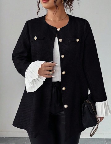 Sacou SHEIN CURVE, negru