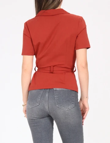 Camasa Bershka, caramiziu