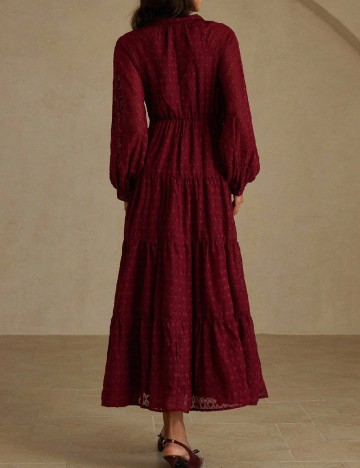 Rochie medie Aveloria, rosu