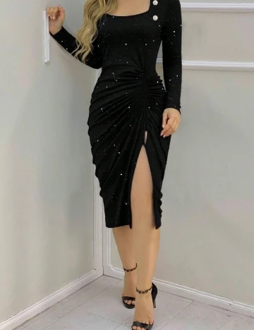 Rochie medie SHEIN, negru