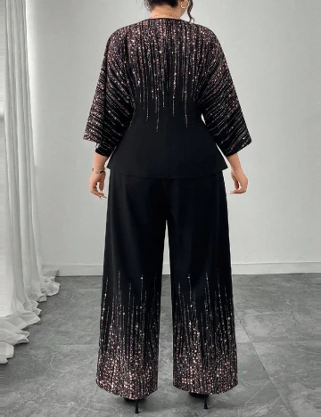 Compleu SHEIN CURVE, negru