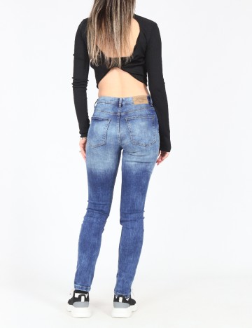 Blugi Bershka, albastru