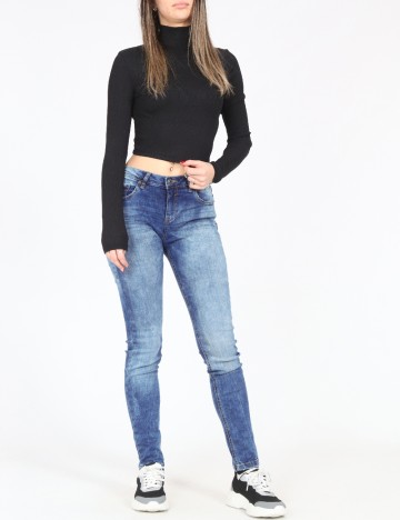 Blugi Bershka, albastru