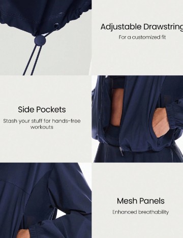 Bluza GLOWMODE, bleumarin