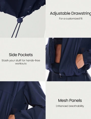 Bluza GLOWMODE, bleumarin