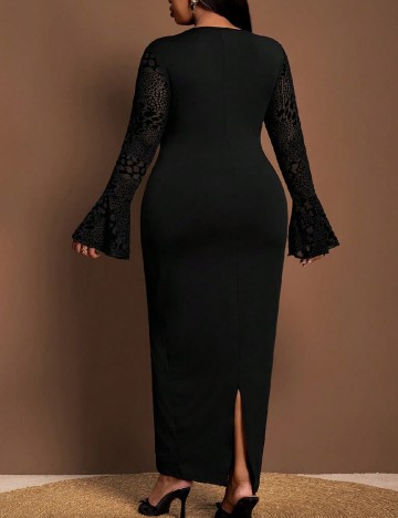 Rochie lunga SHEIN CURVE, negru
