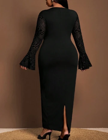 Rochie lunga SHEIN CURVE, negru