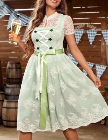 Rochie medie SHEIN, verde