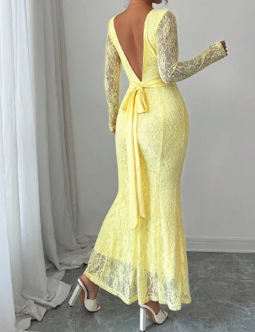 Rochie lunga SHEIN, galben