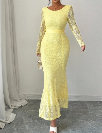 Rochie lunga SHEIN, galben