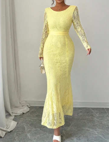 Rochie lunga SHEIN, galben