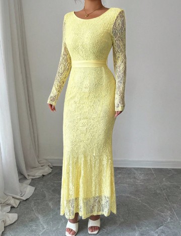 
						Rochie lunga SHEIN, galben