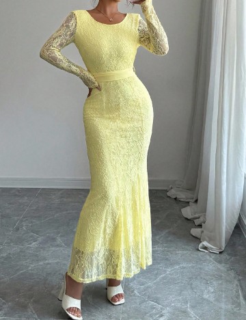 Rochie lunga SHEIN, galben