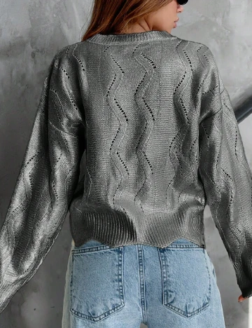 Bluza SHEIN, argintiu