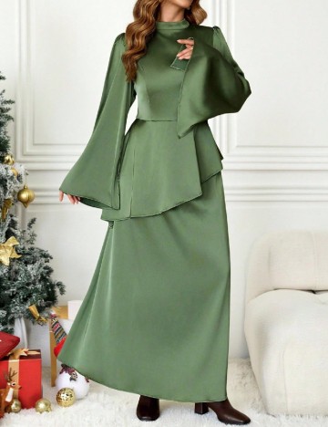 Compleu SHEIN CURVE, verde