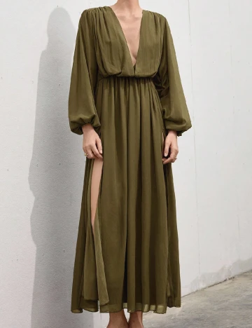 Rochie lunga SHEIN, verde