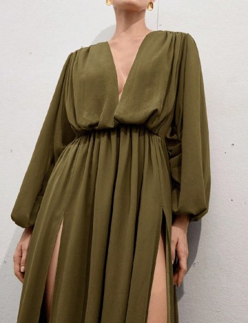 Rochie lunga SHEIN, verde