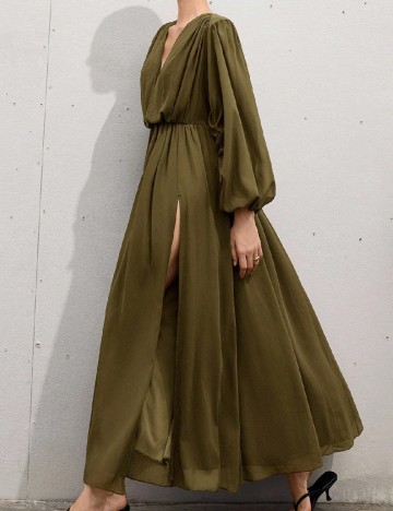 Rochie lunga SHEIN, verde