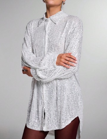 Rochie scurta SHEIN, alb