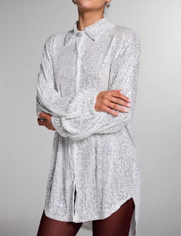 Rochie scurta SHEIN, alb