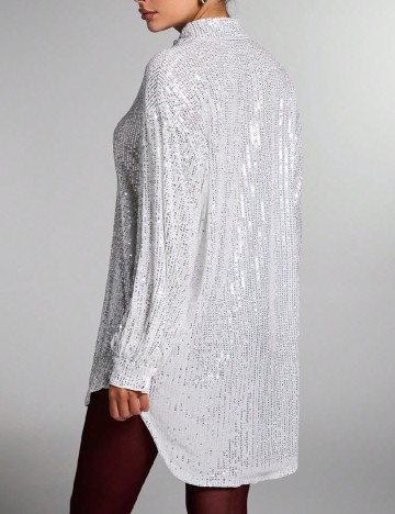 Rochie scurta SHEIN, alb