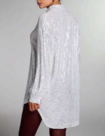 Rochie scurta SHEIN, alb