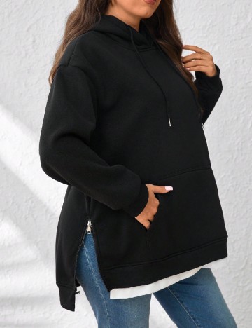 Hanorac SHEIN CURVE, negru